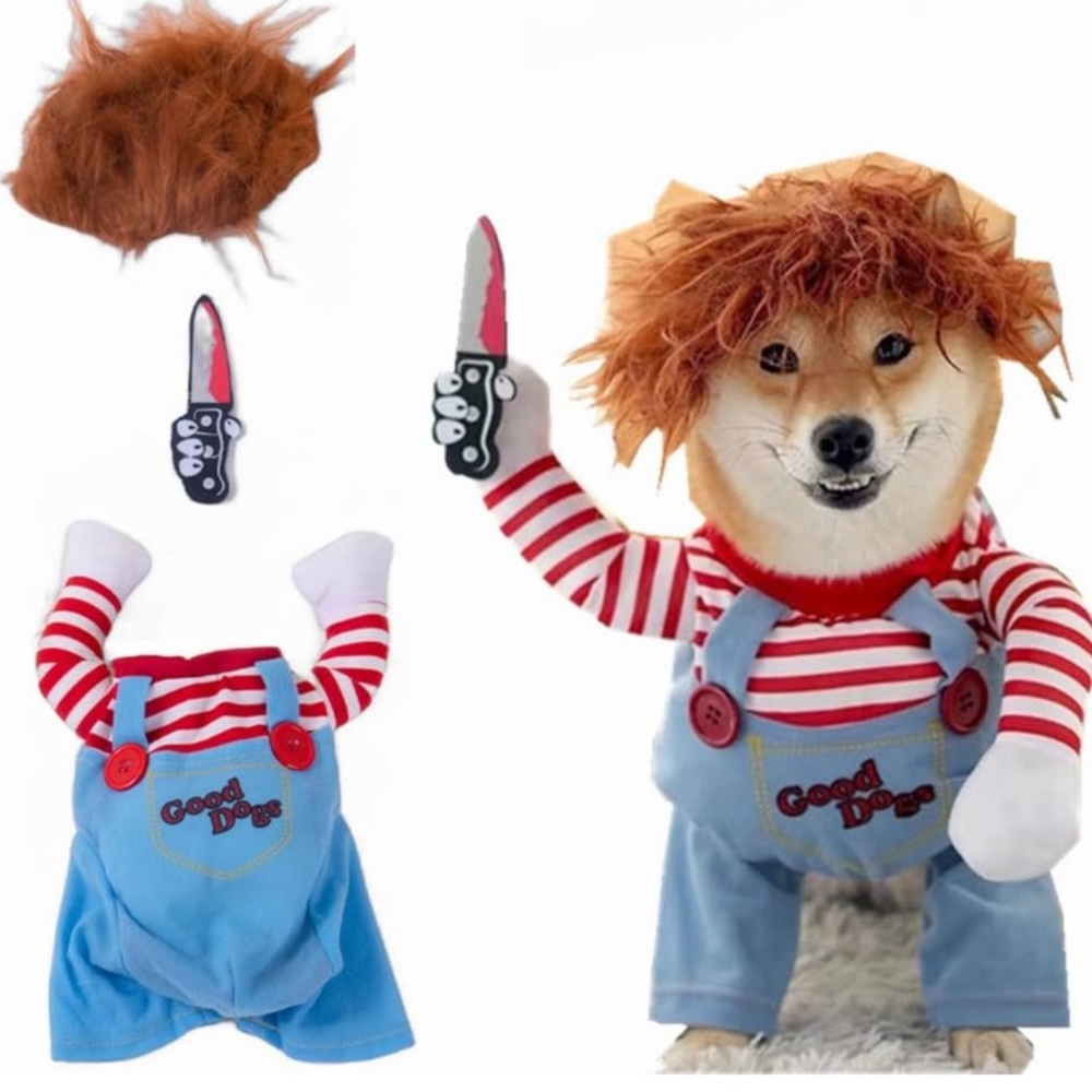 Dog Chucky Halloween Costume - Medium